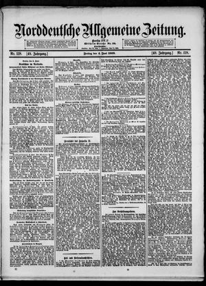 Norddeutsche allgemeine Zeitung vom 04.06.1909
