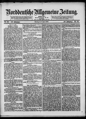 Norddeutsche allgemeine Zeitung vom 08.06.1909