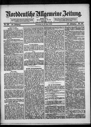 Norddeutsche allgemeine Zeitung vom 10.06.1909