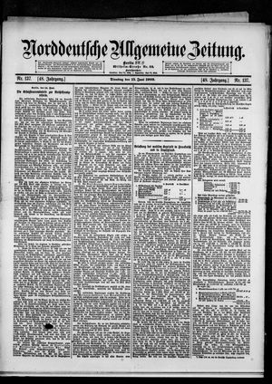 Norddeutsche allgemeine Zeitung vom 15.06.1909
