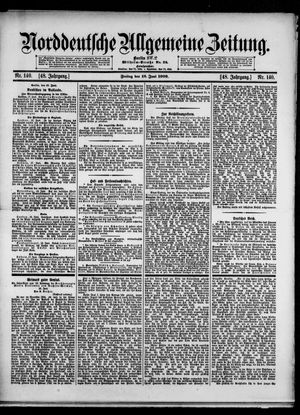 Norddeutsche allgemeine Zeitung vom 18.06.1909