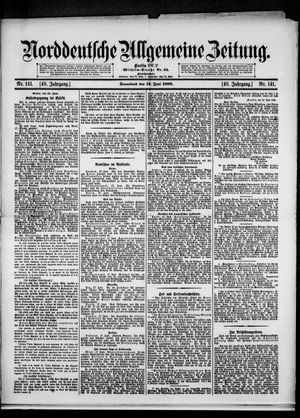 Norddeutsche allgemeine Zeitung vom 19.06.1909