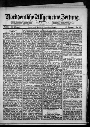 Norddeutsche allgemeine Zeitung vom 27.06.1909