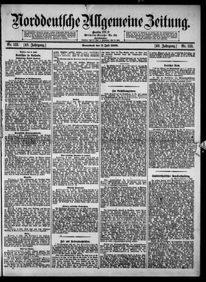 Norddeutsche allgemeine Zeitung vom 03.07.1909