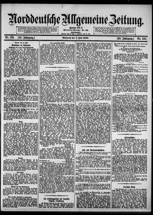 Norddeutsche allgemeine Zeitung vom 07.07.1909