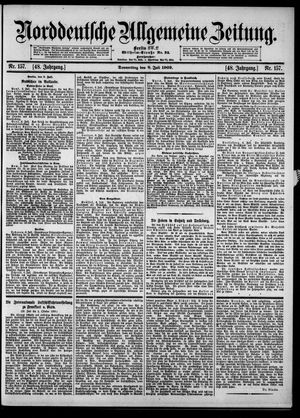 Norddeutsche allgemeine Zeitung vom 08.07.1909