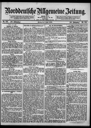 Norddeutsche allgemeine Zeitung vom 09.07.1909