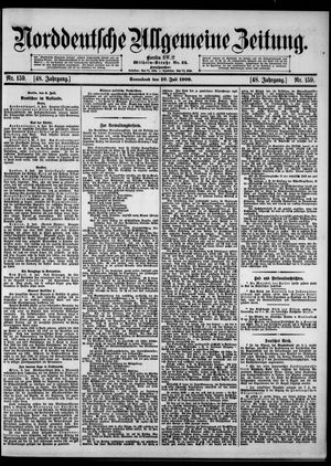 Norddeutsche allgemeine Zeitung vom 10.07.1909