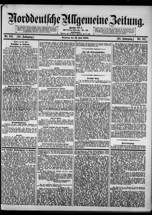 Norddeutsche allgemeine Zeitung vom 13.07.1909