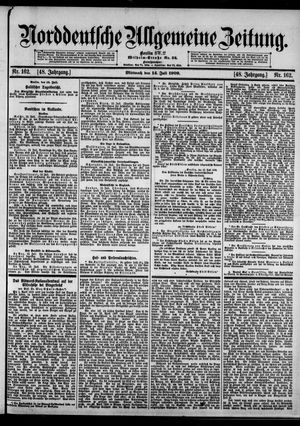 Norddeutsche allgemeine Zeitung vom 14.07.1909