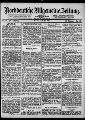 Norddeutsche allgemeine Zeitung vom 17.07.1909