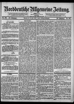 Norddeutsche allgemeine Zeitung vom 18.07.1909