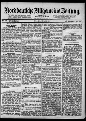 Norddeutsche allgemeine Zeitung vom 21.07.1909