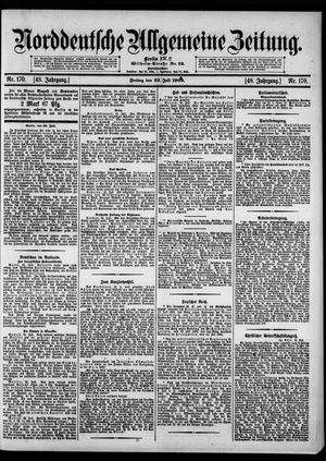 Norddeutsche allgemeine Zeitung vom 23.07.1909