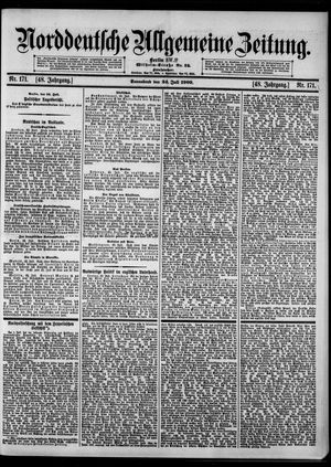 Norddeutsche allgemeine Zeitung vom 24.07.1909
