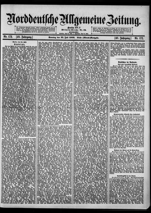 Norddeutsche allgemeine Zeitung vom 25.07.1909