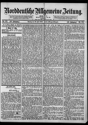 Norddeutsche allgemeine Zeitung vom 25.07.1909