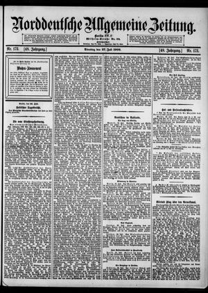 Norddeutsche allgemeine Zeitung vom 27.07.1909