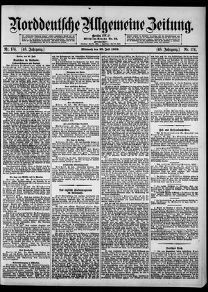 Norddeutsche allgemeine Zeitung vom 28.07.1909