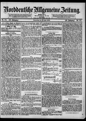 Norddeutsche allgemeine Zeitung vom 29.07.1909