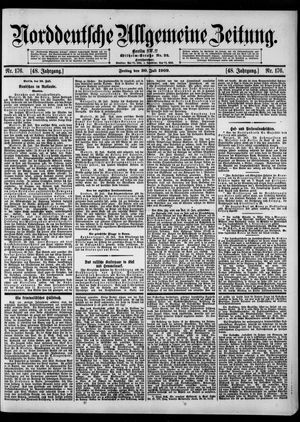 Norddeutsche allgemeine Zeitung vom 30.07.1909