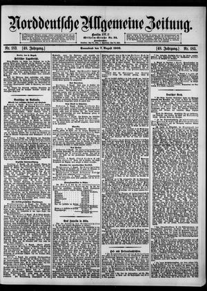 Norddeutsche allgemeine Zeitung vom 07.08.1909