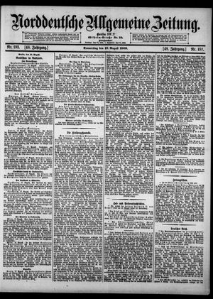 Norddeutsche allgemeine Zeitung vom 19.08.1909