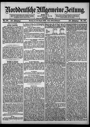 Norddeutsche allgemeine Zeitung vom 22.08.1909