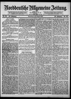 Norddeutsche allgemeine Zeitung vom 26.08.1909