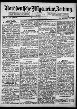 Norddeutsche allgemeine Zeitung vom 28.08.1909
