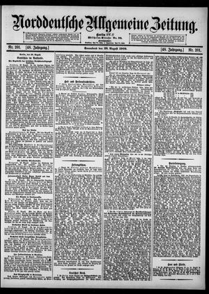 Norddeutsche allgemeine Zeitung vom 28.08.1909