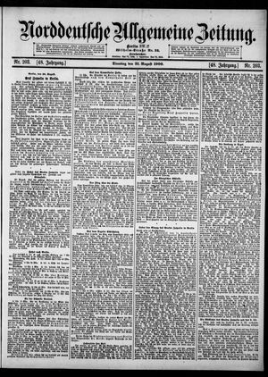 Norddeutsche allgemeine Zeitung vom 31.08.1909