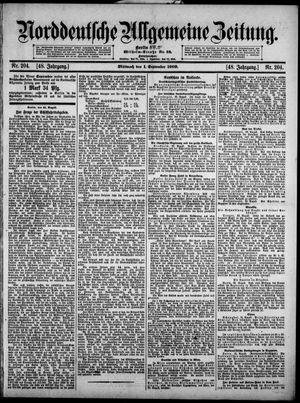 Norddeutsche allgemeine Zeitung vom 01.09.1909