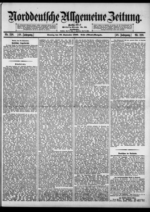 Norddeutsche allgemeine Zeitung on Sep 26, 1909