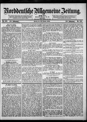 Norddeutsche allgemeine Zeitung vom 22.10.1909