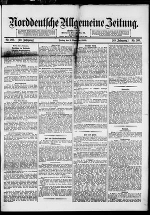 Norddeutsche allgemeine Zeitung vom 05.11.1909