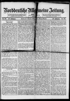 Norddeutsche allgemeine Zeitung vom 07.11.1909
