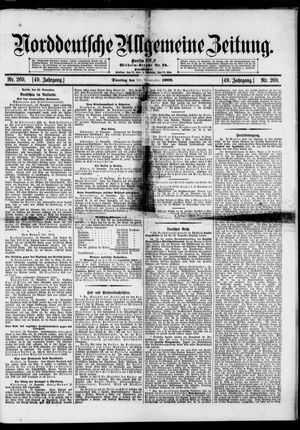 Norddeutsche allgemeine Zeitung vom 16.11.1909