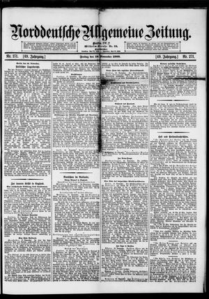Norddeutsche allgemeine Zeitung vom 19.11.1909