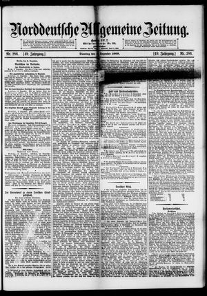 Norddeutsche allgemeine Zeitung vom 07.12.1909