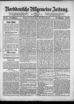 Norddeutsche allgemeine Zeitung vom 19.12.1909