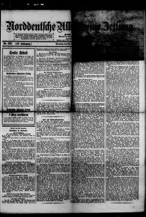 Norddeutsche allgemeine Zeitung vom 21.12.1909