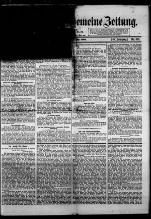 Norddeutsche allgemeine Zeitung vom 24.12.1909