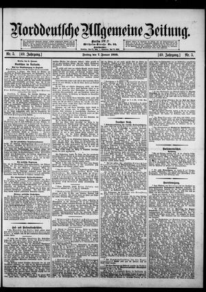 Norddeutsche allgemeine Zeitung vom 07.01.1910
