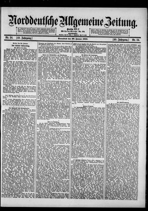 Norddeutsche allgemeine Zeitung vom 29.01.1910