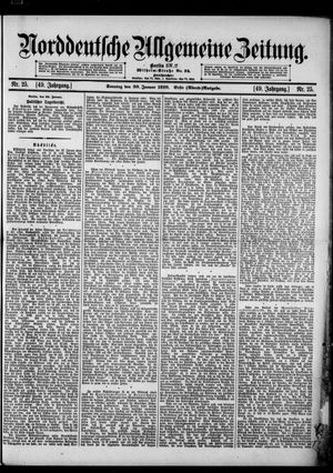 Norddeutsche allgemeine Zeitung vom 30.01.1910
