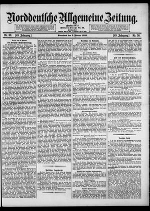 Norddeutsche allgemeine Zeitung vom 05.02.1910