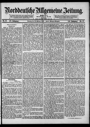Norddeutsche allgemeine Zeitung vom 13.02.1910