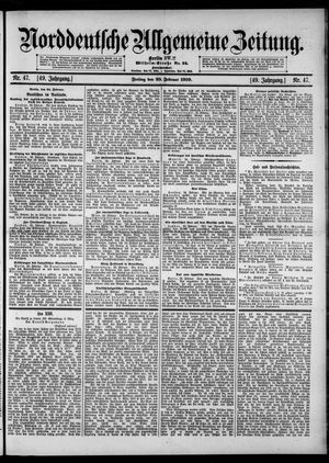 Norddeutsche allgemeine Zeitung vom 25.02.1910
