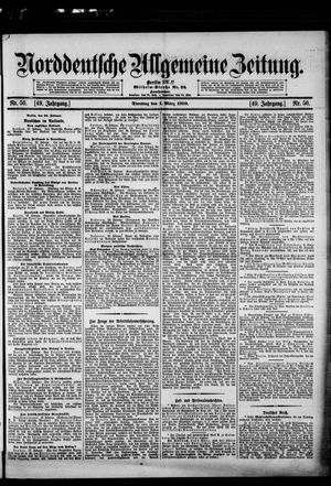 Norddeutsche allgemeine Zeitung vom 01.03.1910